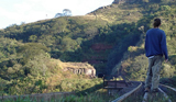 Antes de cruzar a ponte, Mau da Serra -PR (junho/2007)